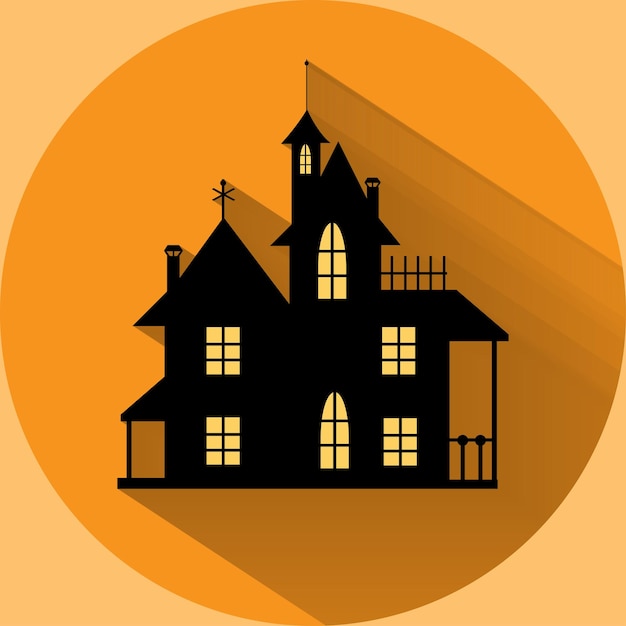 Vector haunted house vector 8