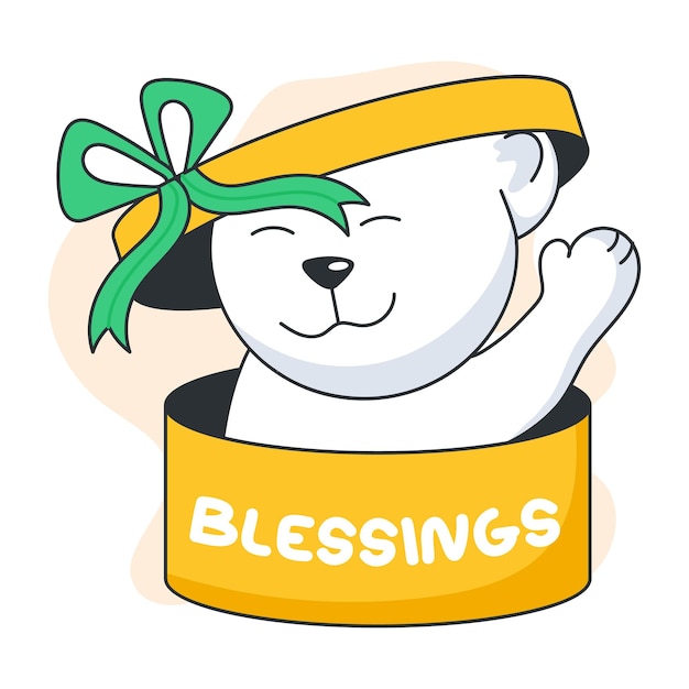 Have a look at blessing gift flat sticker