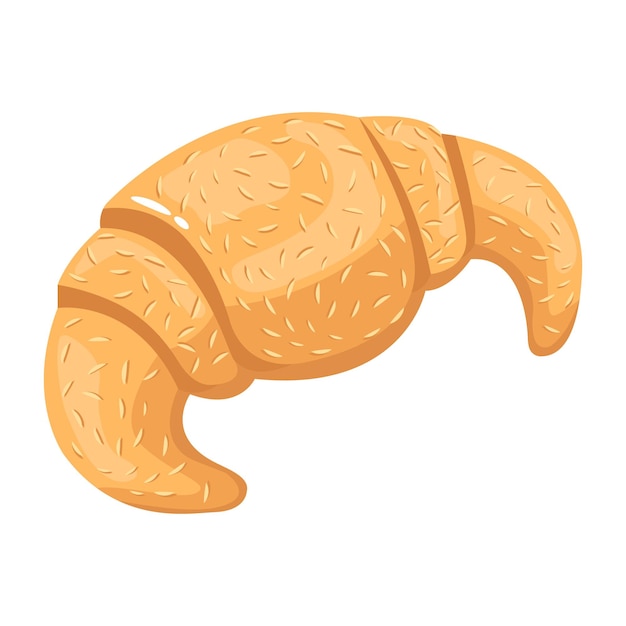 Vector have a look at this isometric icon of croissant