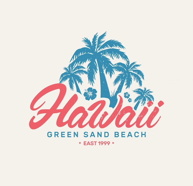 Hawaii Retro Logo