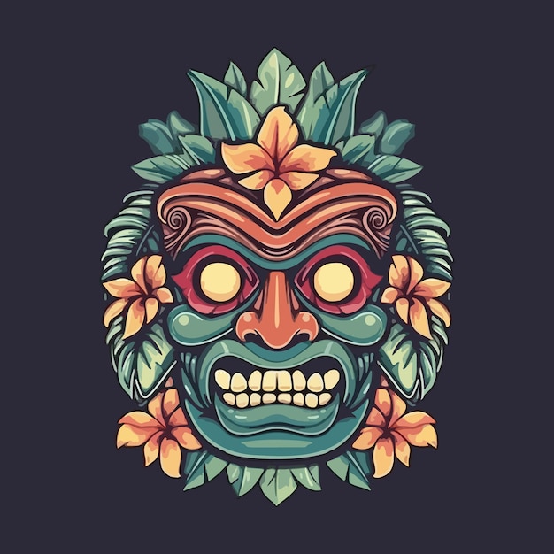 Hawaiiaans Tribal Tiki-masker