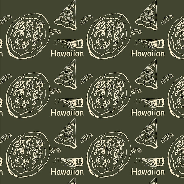 Hawaiian pizza pattern