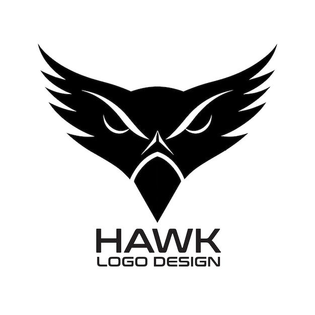 Дизайн логотипа Hawk Vector