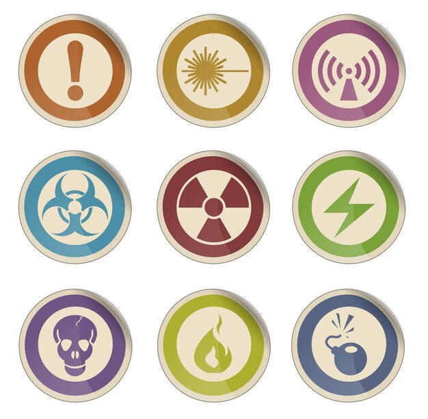 Hazard Sign Icons