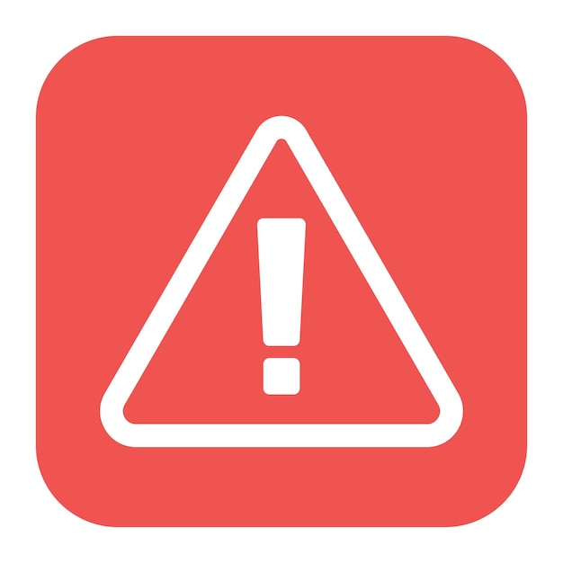 Hazard warning icon vector image can be used for lab