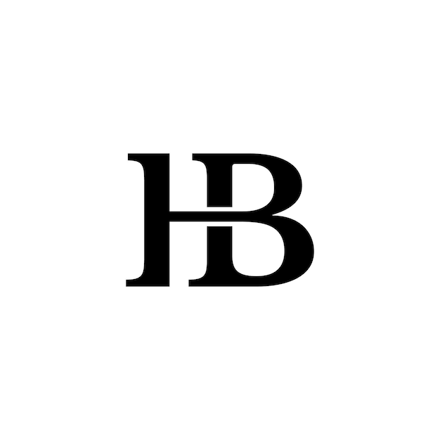 HB letter luxury logo