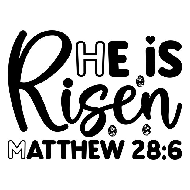 He is risen Matthew 286