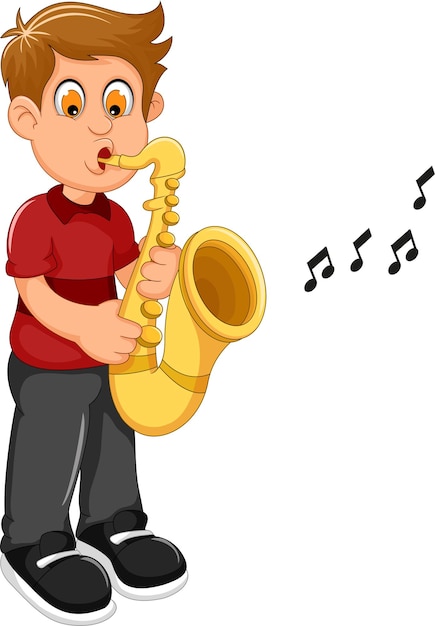 he play saxophone