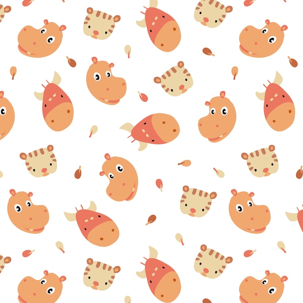 Head animal pattern design