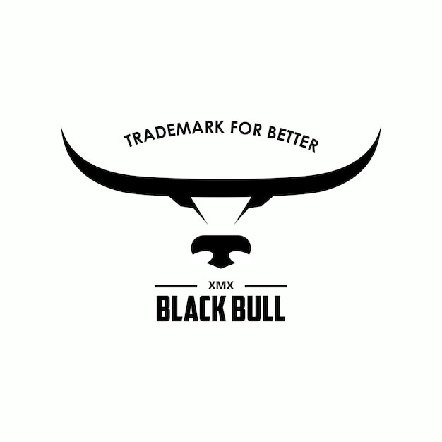 head bull logo icon designs vector