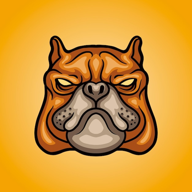 head dog illustration