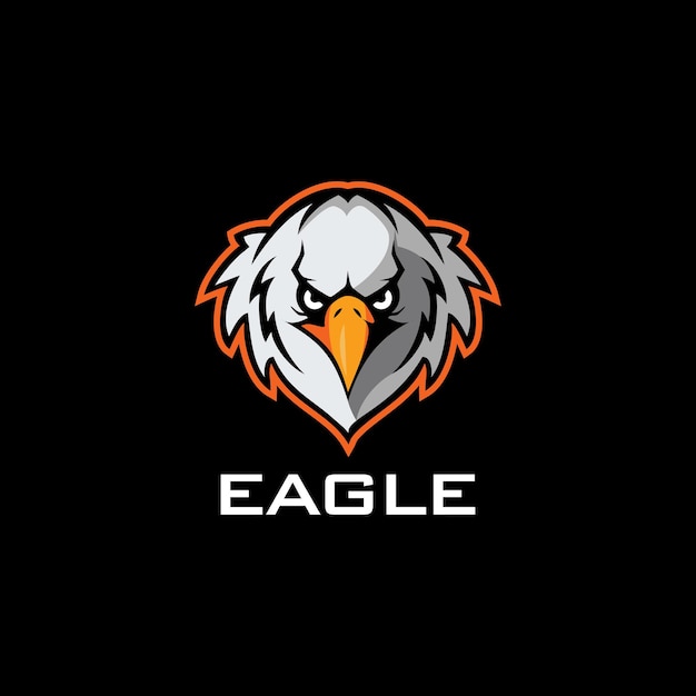 Head eagle logo designs concept