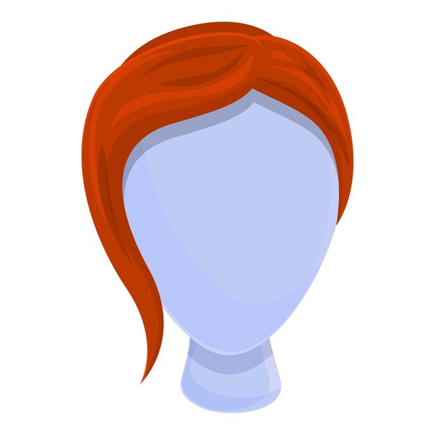 Premium Vector | Head wig icon cartoon of head wig vector icon for web ...