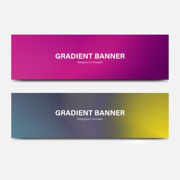 Header banner abstract gradient background