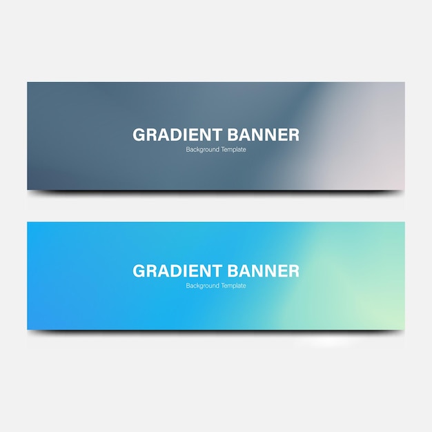 Header banner abstract gradient background