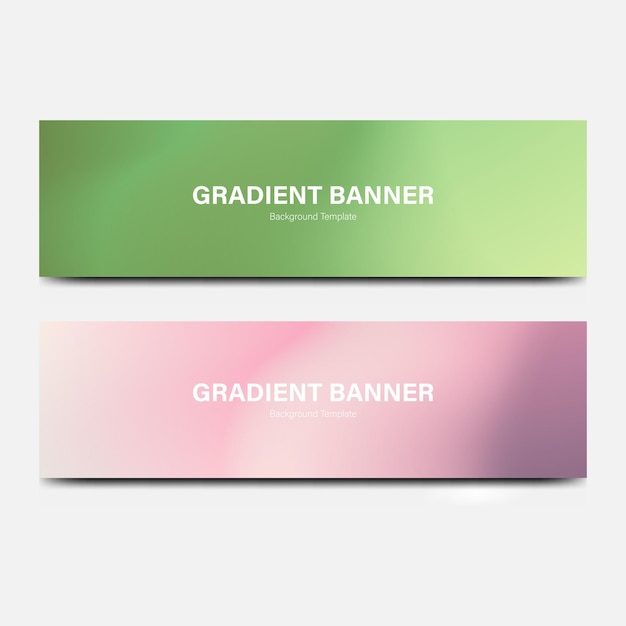 Header banner abstract gradient background