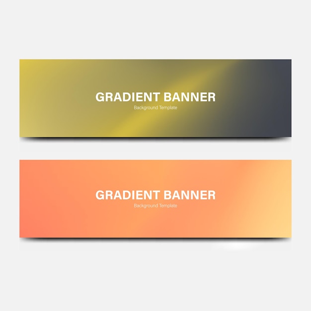 Header banner abstracte achtergrond met kleurovergang