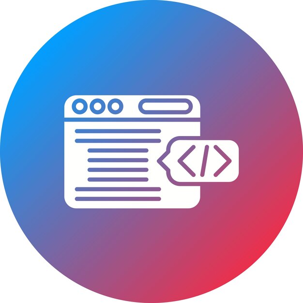 header code icon vector image can be used for internet marketing