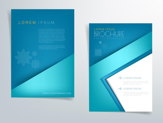 Vector header flyer business brochure vector graphic with space for text and message design