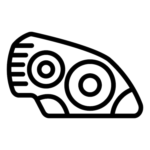 Headlight icon style