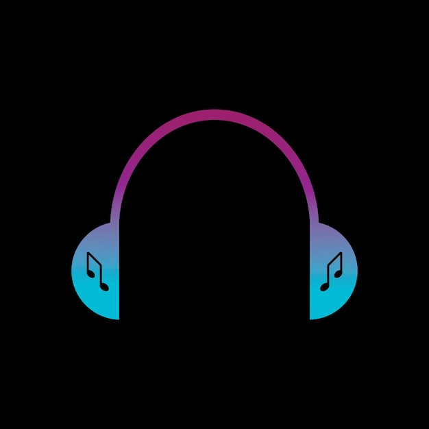 Vector headphone icon