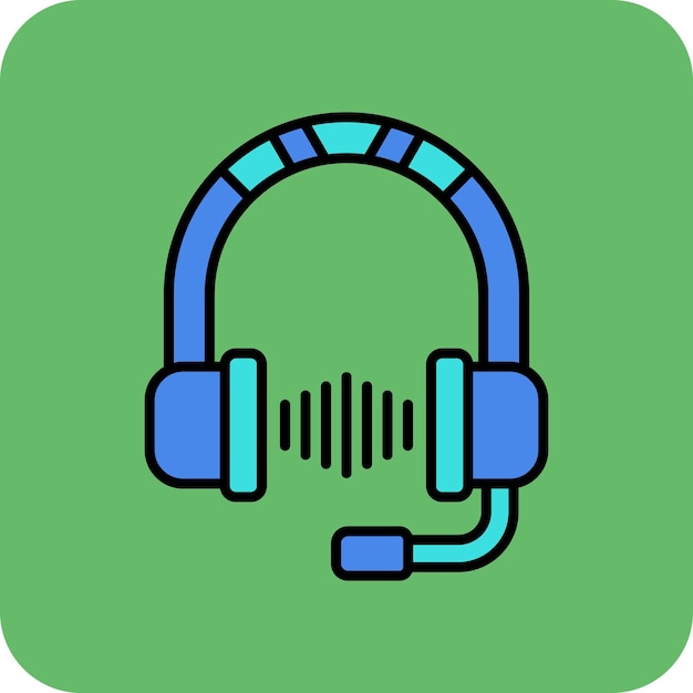 Vector headphone icon