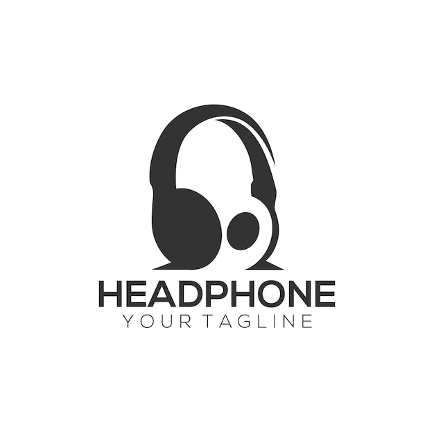 Vector headphone logo