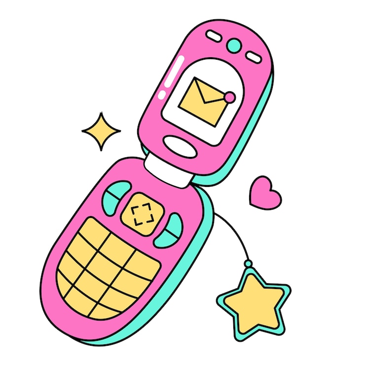 Vector ヘッドホンのレトロステッカー