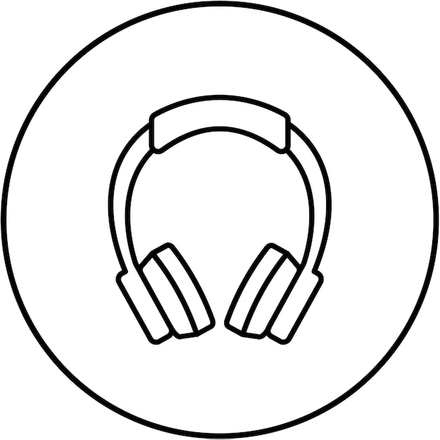 Vector headphones icon