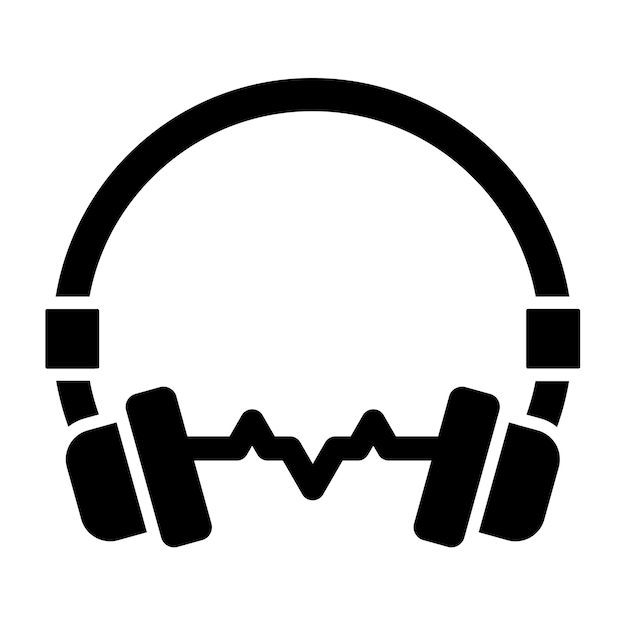 Vector headphones icon