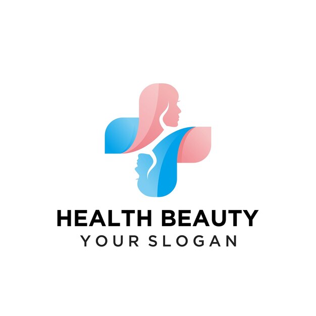 Vector health beauty logo design and icons