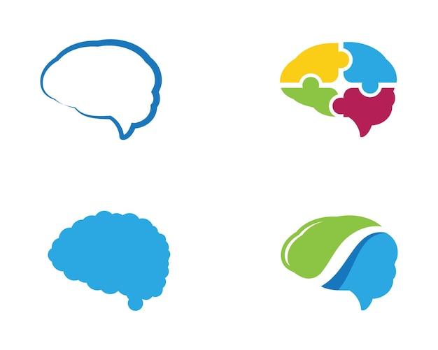 Vector health brain vector illustration icon