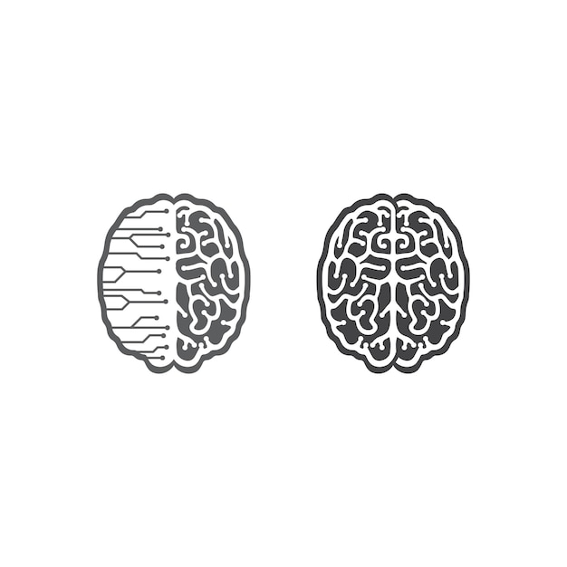 Health brain vector illustration