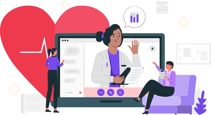 Vector health care illustration