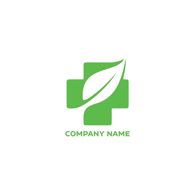 health care leaf vector logo template medical healthcare logo design template