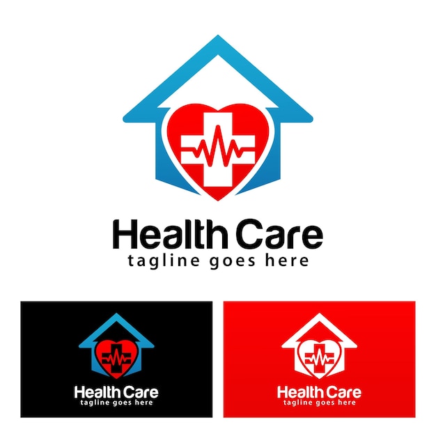 Health care logo design template