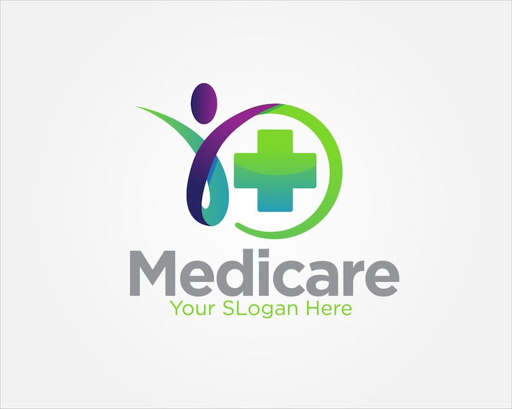 Vector health care logo designs simple for medical center and clinic logo