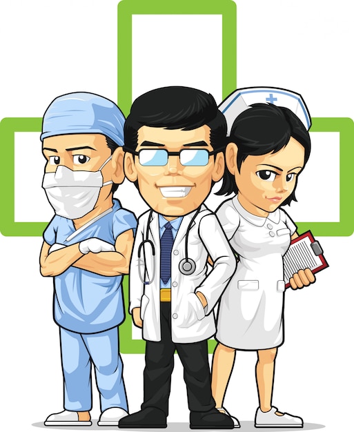 Health Care or Medical Staff - Doctor, Nurse, & Surgeon