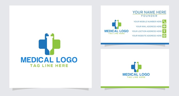 Здравоохранение и логотип с логотипом