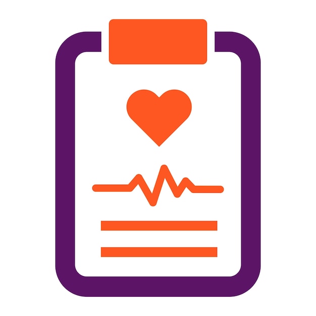 Health Check Vector Icon Design Illustration