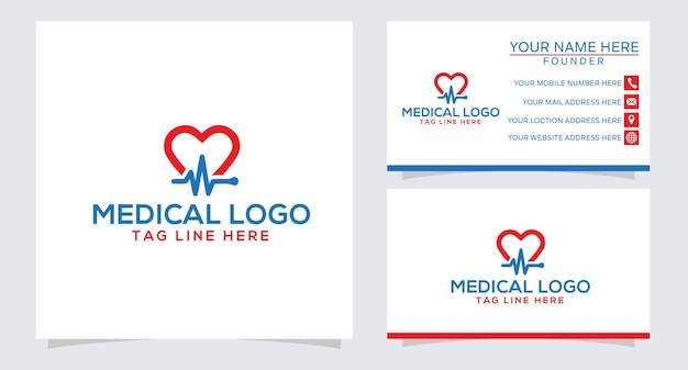 Health company logo template