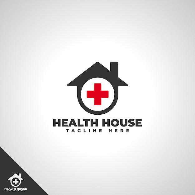 健康の家のロゴのテンプレート