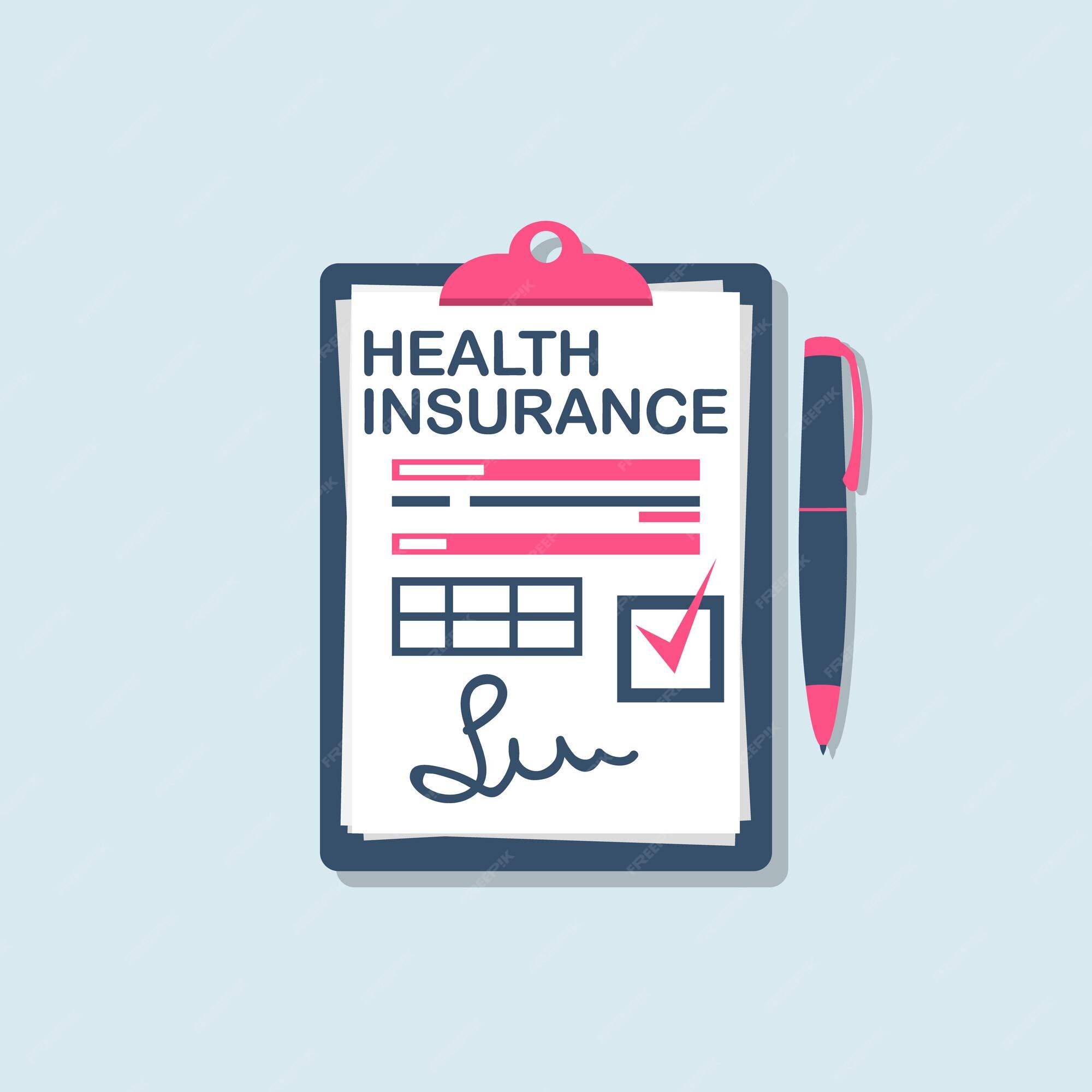 Premium Vector | Health insurance claim form