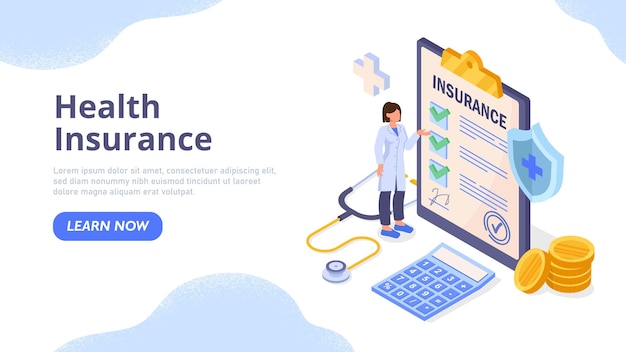 Health insurance concept