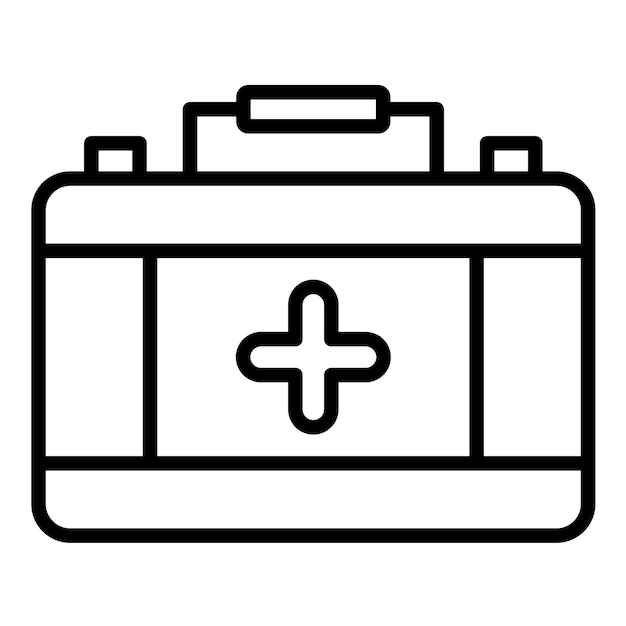 Health Kit Vector Illustration Style