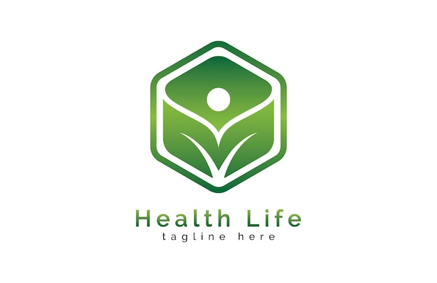 Health life logo template