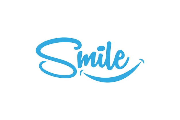 Health logo design smile typography vector template dental clinic logotype