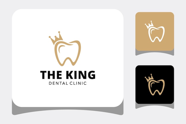 Health Logo design vector template Dental clinic Logotype  with crown sign.