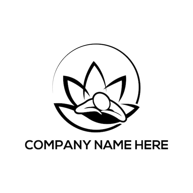 health massage therapy spa and yoga logo