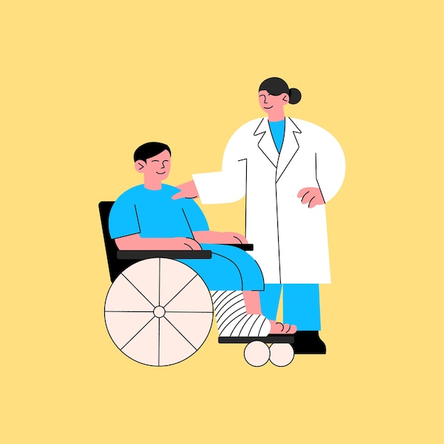 health medical illustration scenes for websites user interfaces